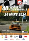 la forme et le fond Travaux ASA du Bocage 40e course de Cote Régionale Thèreval 03-2024 Affiche 30x42