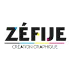 la forme et le fond Réalisation Logo Zefije